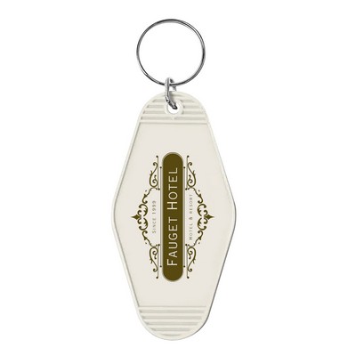 Retro Motel Style Key Tags