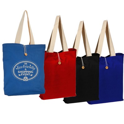 11.5 Oz. Button-Up Canvas Tote