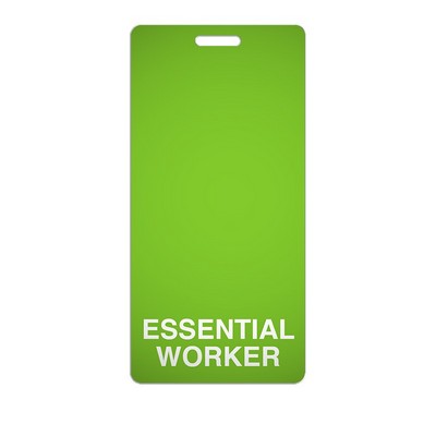 Badge/Badge Backer - Laminated (2.125" X 4.375")