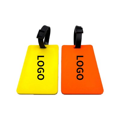 3D Stereo PVC Soft Rubber Luggage Tag Travel Baggage
