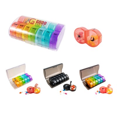Portable Seven-Day Sealed Pill Box