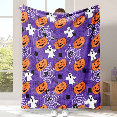 Full Color Flannel Fleece Throw Blanket