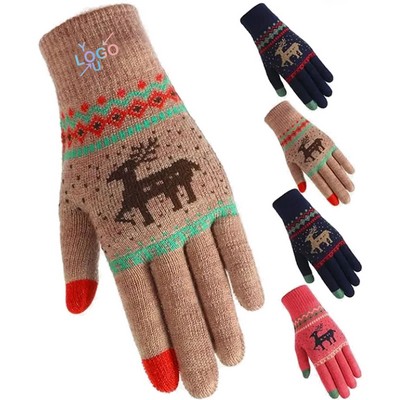 Winter Touchscreen Knit Gloves
