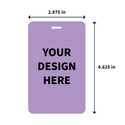 2.875" x 4.625" Event Badge