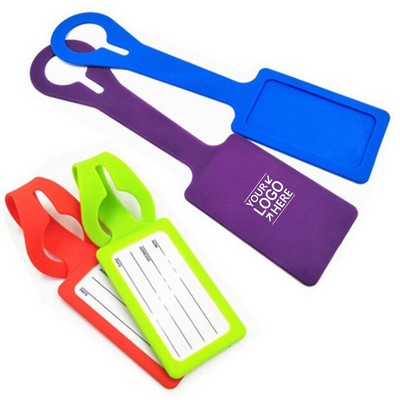 Reusable Silicone Luggage Tag