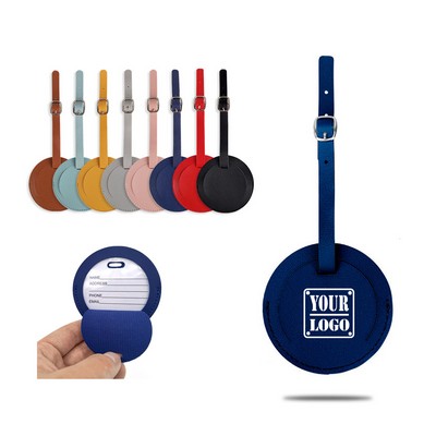 PU Leather Luggage Tag