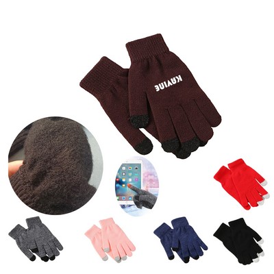 Touch Screen Inner Fleece Gloves for Adults