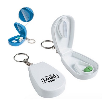 Pill Cutter Keychain