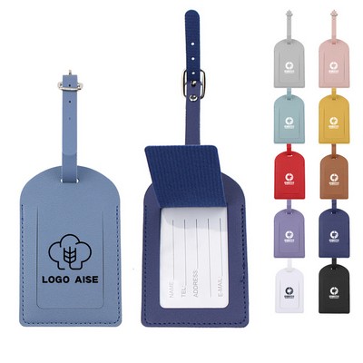 PU Leather Luggage Tags for Suitcase Travel Bag