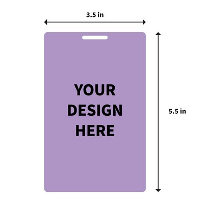 3.5" x 5.5" Event Badge