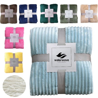 Fleece Extraction Blanket Flannel Air Conditioner Blanket