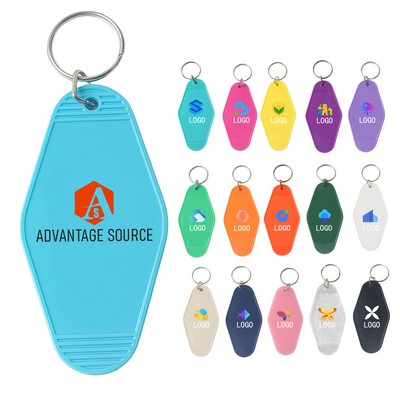 Classic Plastic Motel Style Diamond Key Tag