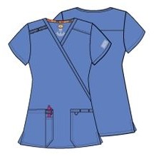 Dickies® Mock Wrap Top Shirt