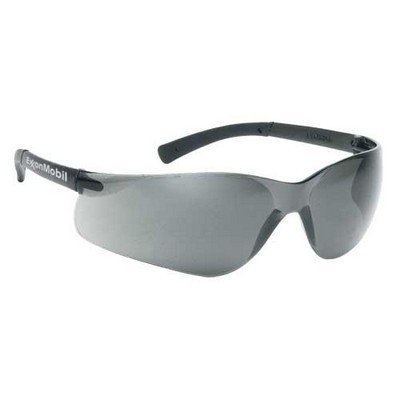 Gray Lightweight Single Piece Wraparound Safety Glasses/Sun Glasses