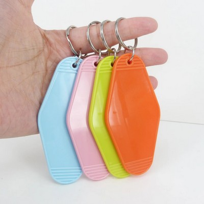 Retro Vintage Motel Hotel Keychain