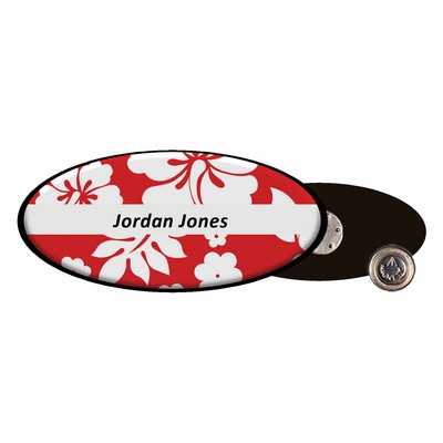 2" x 3" Oval Badge